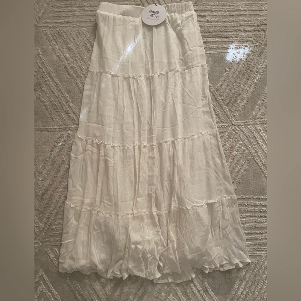 Maxi skirt flowy